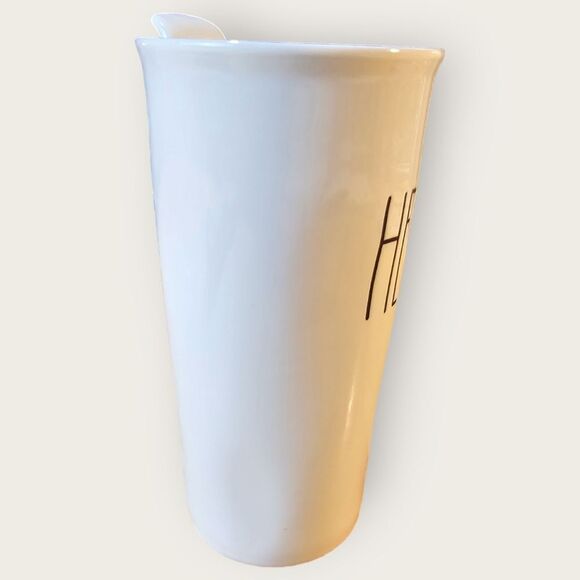 Rae Dunn Artisan Collection 'Hello' Ceramic To Go Travel Mug - Picture 2 of 7